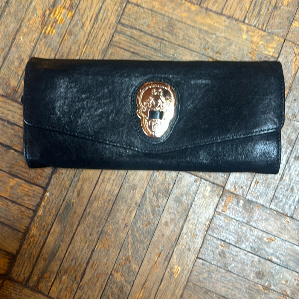 Thomas Wylde Jewelry Black Leather Wallet